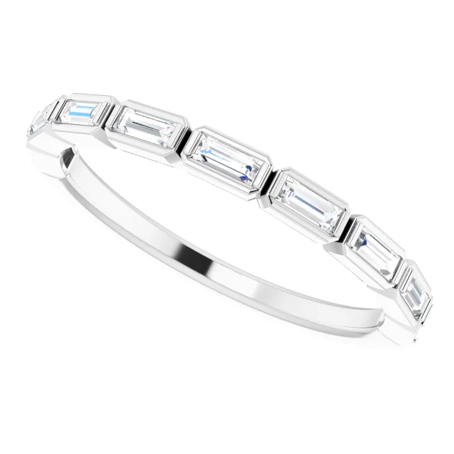 14K White 1/4 CTW Anniversary Band-