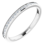 14K White 1/5 CTW Diamond Anniversary Band-