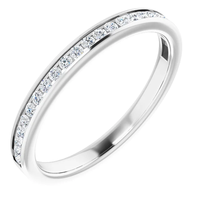 14K White 1/5 CTW Diamond Anniversary Band-