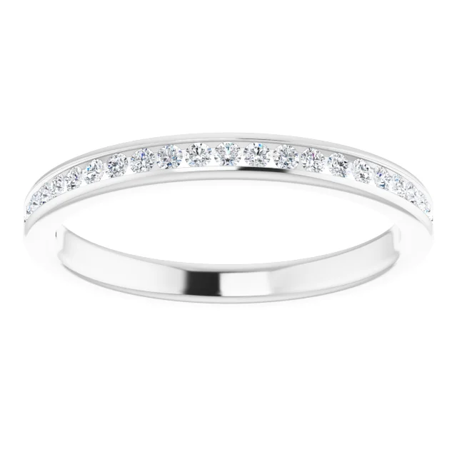 14K White 1/5 CTW Diamond Anniversary Band-