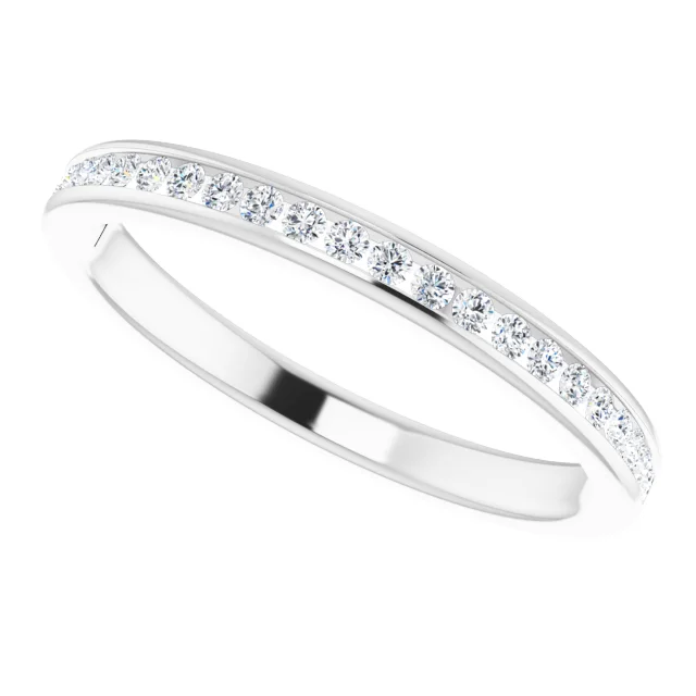 14K White 1/5 CTW Diamond Anniversary Band-