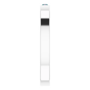 14K White Alexandrite Stackable Family Ring-