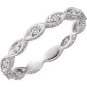 14K White 1/8 CTW Diamond Anniversary Band-8-