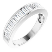 14K Yellow 3/4 CTW Diamond Anniversary Ring Size 5-5-