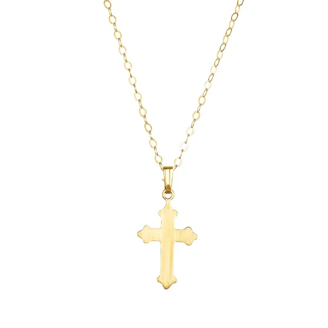 14K Yellow 15" Necklace-