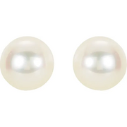 14K Yellow 6.5-7 mm Panache Freshwater Cultured Pearl Earrings-