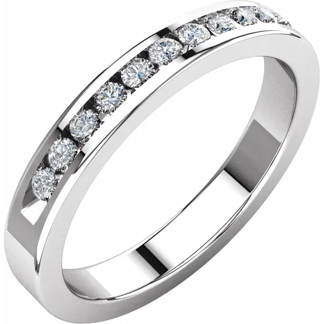 14K Yellow 1/4 CTW Diamond Anniversary Band Size 7-
