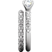 14K Rose Sculptural-Inspired Shank-