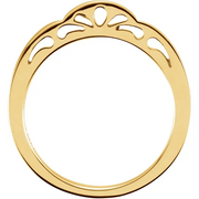 14K Yellow Stackable Ring-
