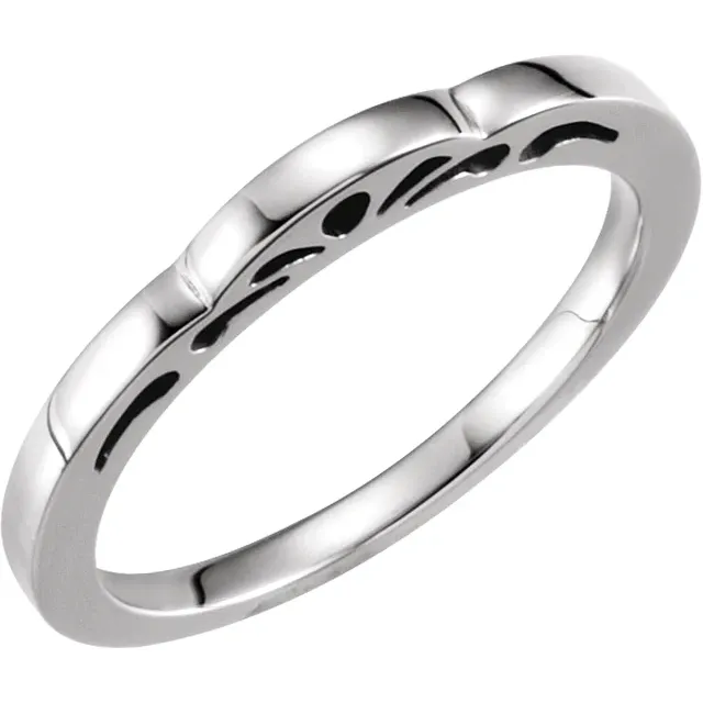 14K Yellow Stackable Ring-