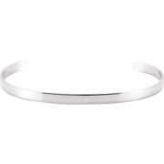 Sterling Silver Cuff Bracelet - 4.75 mm-
