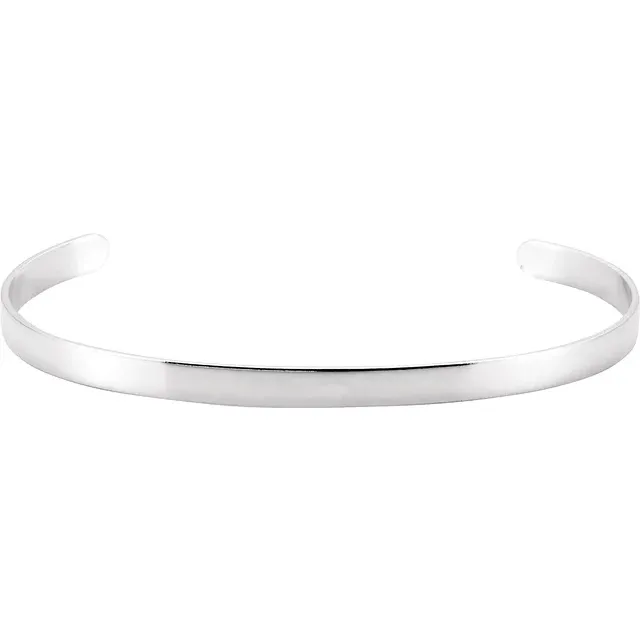 Sterling Silver Cuff Bracelet - 4.75 mm-