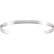 Sterling Silver Cuff Bracelet - 4.75 mm-