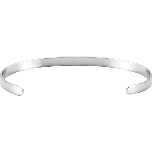Sterling Silver Cuff Bracelet - 4.75 mm-