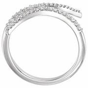 14K White 1/6 CTW Diamond Ring-6.00(approximate standard size)-