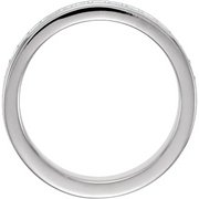 14K White 3/4 CTW Diamond Eternity Band Size 7-7.00 (approximate standard size)-