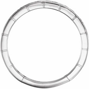 14K White Stackable Geometric Ring-