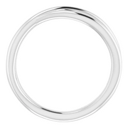 14K White Criss-Cross Ring-