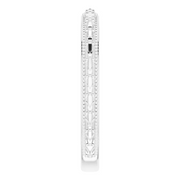 14K White Vintage-Style Band-