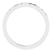 14K White Stackable Crown Ring-