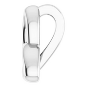14K White 10x9.3 mm Celtic-Inspired Trinity Pendant-