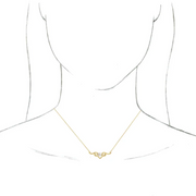 14K Yellow Freshwater Cultured Pearl Bar 16" Necklace-