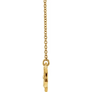 14K Yellow Star 16-18" Necklace-