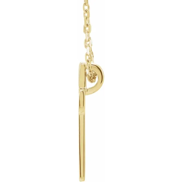 14K Yellow Open 16-18" Necklace-