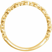 14K Yellow 1/8 CTW Stackable Diamond Ring-
