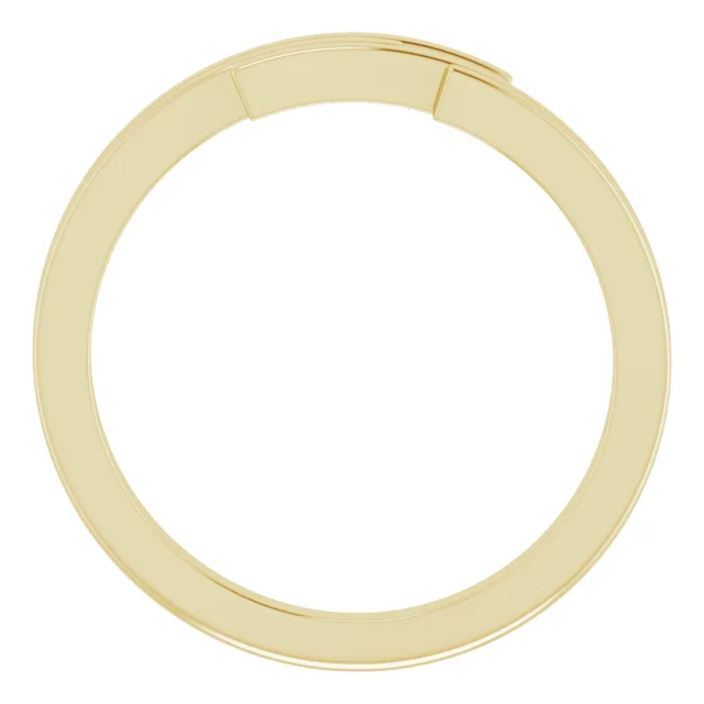14K Yellow Geometric Ring-