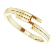 14K Yellow Geometric Ring-