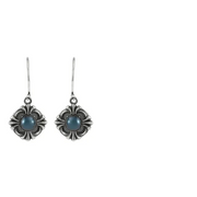 Sterling Silver 29.2x14.3 mm Victorian Style Earring Mounting for Pearl-