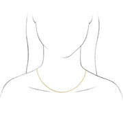 14K Yellow 2.7 mm Mirror Link 18" Chain-