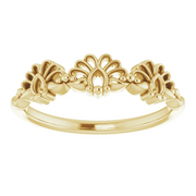 14K Yellow Vintage-Inspired Stackable Ring-