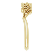 14K Yellow Vintage-Inspired Stackable Ring-