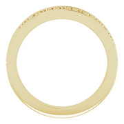 14K Yellow Geometric Stackable Ring-