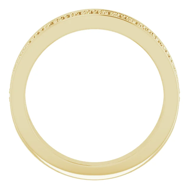 14K Yellow Geometric Stackable Ring-