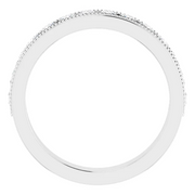 14K White 7/8 CTW Diamond Anniversary Band-