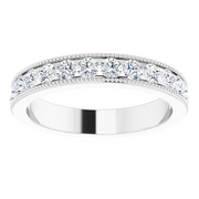 14K White 7/8 CTW Diamond Anniversary Band-