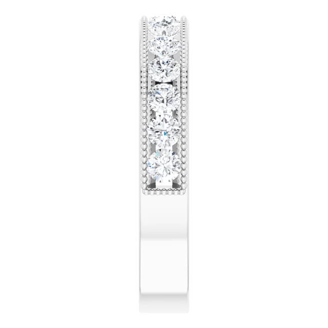 14K White 7/8 CTW Diamond Anniversary Band-