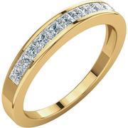 14K yellow 1/2 CTW Diamond Anniversary Band Size 8-