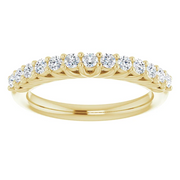 14K Yellow 3/8 CTW Diamond Anniversary Band-