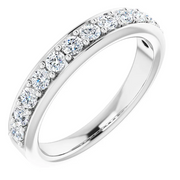Platinum 5/8 CTW Diamond Anniversary Band-