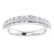 Platinum 5/8 CTW Diamond Anniversary Band-