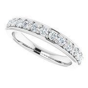 Platinum 5/8 CTW Diamond Anniversary Band-