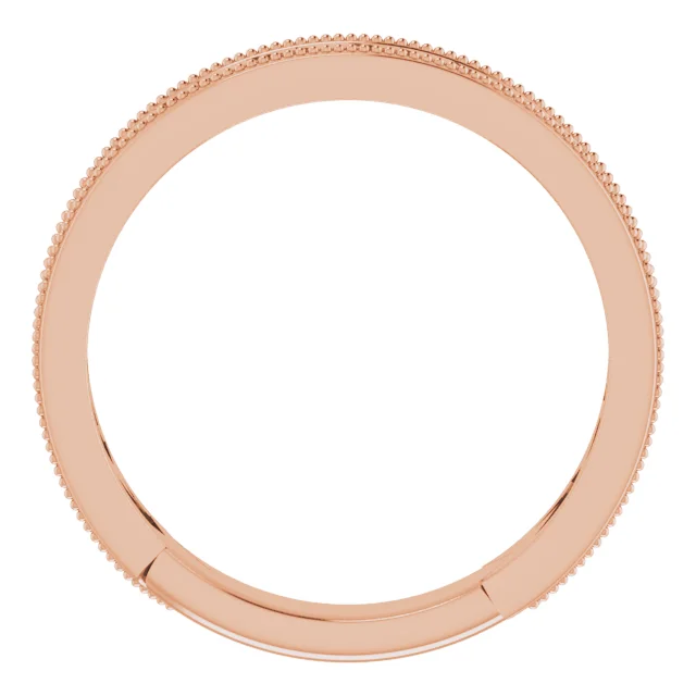 14K Rose Geometric Stackable Ring-