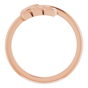 14K Rose Arrow Ring-7.00 (approximate standard size)-
