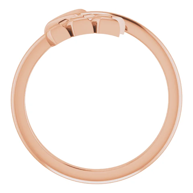 14K Rose Arrow Ring-7.00 (approximate standard size)-