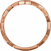 14K Rose Geometric Ring-