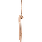 14K Rose Geometric 16-18" Necklace-